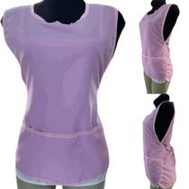 Avental uniforme bata jaleco rosa bebe colete profissional unisex tamanho unico feminino masculino e Avental uniforme bata jaleco rosa bebe colete profissional unisex tamanho unico feminino masculino e