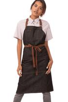 Avental Unissex Chef Works Memphis Preto Ajustável