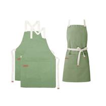 Avental Verde Cha Matte Algodao Cafeteria Bar Vegano 10un Avental Verde Cha Matte Algodao Cafeteria Bar Vegano 10un