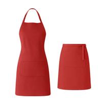 Avental Vermelho Profissional Cintura Chef Cafeteria Padaria Avental Vermelho Profissional Cintura Chef Cafeteria Padaria