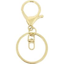 Aviamento Fecho Lagosta com Argola Dourado - Pacote com 10 Unidades Aviamento Fecho Lagosta com Argola Dourado - Pacote com 10 Unidades