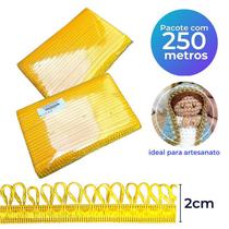 Aviamento Passamanaria Galão Amarelo 2cm Com 250m - Zanini