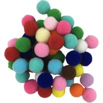 Aviamento Pompom MULTICOLOR.2 15 MM com 100 Unidades. Pacote Aviamento Pompom MULTICOLOR.2 15 MM com 100 Unidades. Pacote