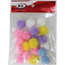 Aviamento Pompom Multicolor 25MM com 20 Unidades Aviamento Pompom Multicolor 25MM com 20 Unidades
