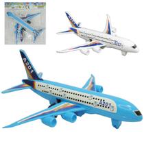 Aviao A Friccao Pull Back Airline 14X13,5X5Cm