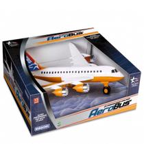 Aviao aerobus laranja - Brinquemix