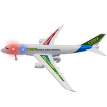 Avião Airbus Brinquedo jumbo com luzes led movido a fricção