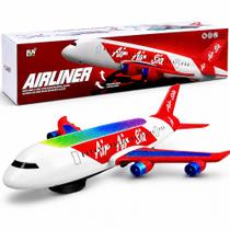 Avião Bate Volta Infantil Jato Boinng Virgin Som Luzes Coloridas Gira 360º Crianças Avião Bate Volta Infantil Jato Boinng Virgin Som Luzes Coloridas Gira 360º Crianças