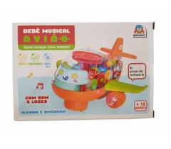 Avião bebe musical 600-3 - Braskit Avião bebe musical 600-3 - Braskit