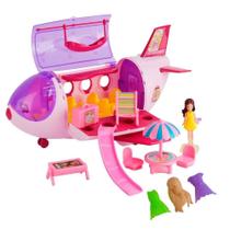 Avião com Acessórios Beauty Color - Tudo em Caixa