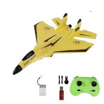 Avião Com Controle Remoto Presente Dia Das Crianças Natal Aniversario Amarelo