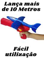 Avião Com Lançador Brinquedo Infantil