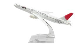 Avião Comercial Airbus Boeing - Miniatura de Metal - 15cm