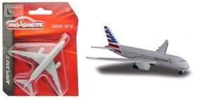 Avião Comercial Boeing 787-9 American Airlines - Miniatura de Metal 10 cm - Majorette