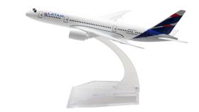 Avião Comercial Boeing 787 LATAM Airlines - Miniatura de Metal 14 cm - Airplane Model