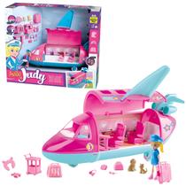 Avião da Judy Brinquedo Menina Infantil Boneca Acessórios