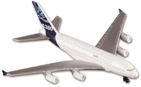 Avião Daron Airbus A380 de metal fundido branco único