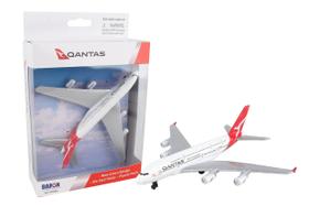 Avião Daron Qantas Single White Médio Airbus A380 Avião Daron Qantas Single White Médio Airbus A380