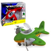 Avião de Brinquedo Articulado Infantil Comando Fighter 1 Unidade