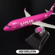 Avião de Brinquedo Coleção Miniatura Metal VIVA A320