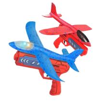 Avião De Brinquedo Com Lançador Catapulta Aeronave Interativa Infantil presente de natal - Toy King