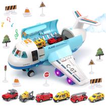 Avião de brinquedo CUTE STONE com fumaça, som e luz para crianças Avião de brinquedo CUTE STONE com fumaça, som e luz para crianças