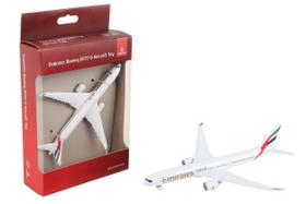 Avião de brinquedo Daron Emirates 777x de metal fundido para crianças a partir de 3 anos
