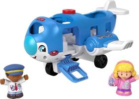 Avião de brinquedo Fisher-Price Little People com luzes e sons