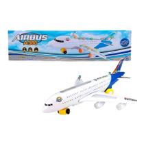 Avião De Brinquedo Infantil Com Som Luz Airbus A380 King Air