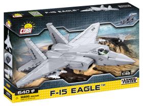 Avião de Caça Americano F-15 Eagle - Blocos de Montar 640 Peças - Armed Forces - COBI