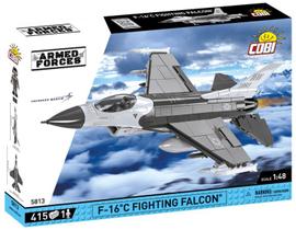 Avião de Caça Americano F-16C Fighting Falcon - Blocos de Montar 415 Peças - Armed Forces - COBI