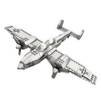 Avião de Combate Bimotor Turboélice Segunda Guerra Mundial 303 Peças Compatível Lego - Coleção Aliança Justiça e Paz Xalingo