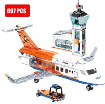 Avião de montar, centro de aviação com 697 peças modelo fc3324