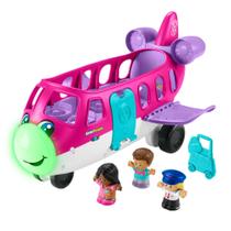 Avião dos Sonhos da Barbie - Little People - Com Luz e Som - Fisher-Price