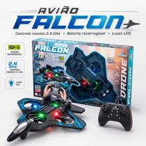 Avião Drone Controle Remoto Infantil Caça Jato 2.4GHz Sensor de Obstáculos Giro 360 Luz LED Bateria Recarregável Antichoque Menino Avião Drone Controle Remoto Infantil Caça Jato 2.4GHz Sensor de Obstáculos Giro 360 Luz LED Bateria Recarregável Antichoque Menino