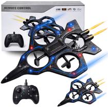 Avião Drone Jato Brinquedo Infantil Controle Remoto Avião Drone Jato Brinquedo Infantil Controle Remoto