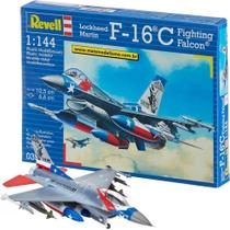 Avião F 16C Fighting Falcon 1/144 Revell 03992 kit para montar e pintar