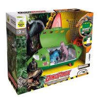 Avião Jurássico Samba Toys com 5 Peças