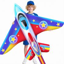Avião Kite YFAFENGS para crianças e adultos com cauda longa de 142 cm