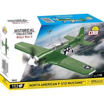 Avião Militar Americano P-51D Mustang 152 Pçs Blocos De Montar Cobi Avião Militar Americano P-51D Mustang 152 Pçs Blocos De Montar Cobi