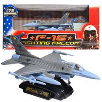 Avião Militar Jato Caça F-16 Fighting Falcon 1/72 Motor Max