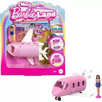 Avião Mini Barbie Land Color Change Muda De Cor Mattel Hyf38