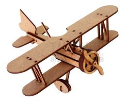 Avião Nieuport 17 Biplane.quebra Cabeça 3d.miniatura Em Mdf. - TALHARTE