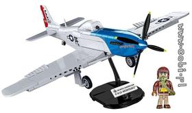 Avião P-51D Mustang Ii War Cobi Blocos D Montar 304 Pcs 5719