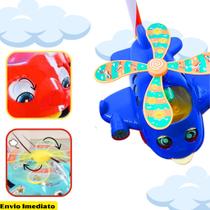 Avião Para Empurrar Brinquedo Infantil Para Bebê Andarilho de Aprendizagem 12 meses