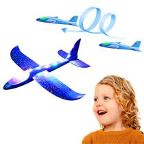 Avião Planador 2 Modos com LED Sortido Jogo Infantil