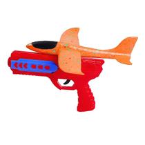 Avião Planador crianca Brinquedo Voa Flexível laranja - KR Variedades