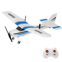 Avião RC 2.4Ghz 2 Canais - Pronto para Voar com Giroscópio 3 Eixos - Ideal para Iniciantes