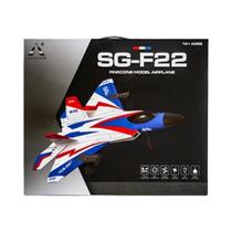 Avião RC 4K SG-F22 3D - Planador de Combate Elétrico com Controle Remoto