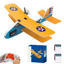 Avião RC BEACONDESI Biplano 24 cm com Giroscópio de Autoequilíbrio Avião RC BEACONDESI Biplano 24 cm com Giroscópio de Autoequilíbrio